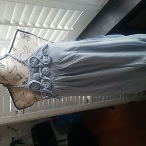 BCBG Maxazaria  baby blue ladies top.